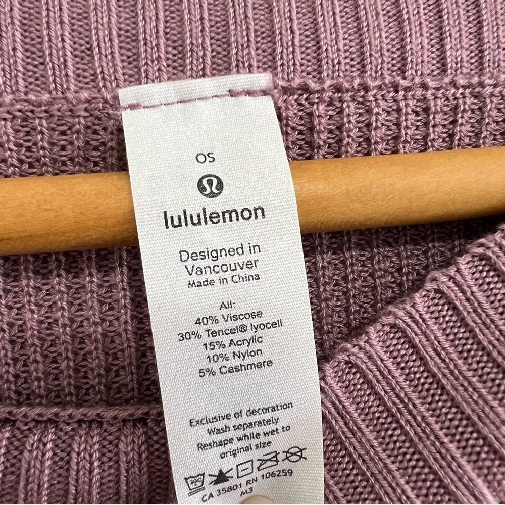 Lululemon Forward Flow Cape Vintage Mauve - Picture 6 of 11